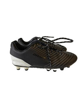 Brava Soccer Youth Boys Black and White Soccer Cleats Size 3.5D